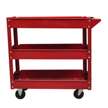 Load image into Gallery viewer, 2 x Workshop Tool Trolley 220 lbs 3 Shelves