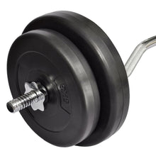 Load image into Gallery viewer, 66.1 lb Curl Bar with Weights