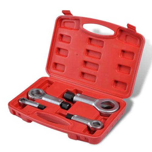 4pc Nut Splitter Cracker Remover Extractor Tool Set 0.4