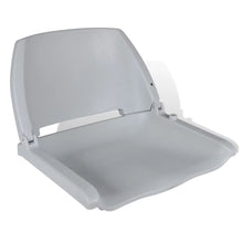 Load image into Gallery viewer, Boat Seat Foldable Backrest No Pillow Gray 16.1"x20.1"x18.9"