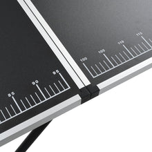 Load image into Gallery viewer, vidaXL Folding Pasting Table MDF and Aluminium 118.1"x23.6"x30.7"