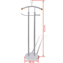 Load image into Gallery viewer, Valet Stand Coat Shirt Organizer Metal Frame