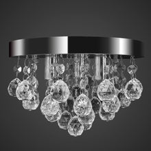 Load image into Gallery viewer, vidaXL Kattovalaisin/-kruunu kristallit kromi