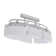 Load image into Gallery viewer, vidaXL Ceiling Lamp with Ellipsoid Glass Shades for 6 E14 Bulbs