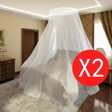 Load image into Gallery viewer, 2 pcs Mosquito Net Bed Net Set Round 1&#39; 10&quot; x 10&#39; 8&quot; x 7&#39; 6&quot;