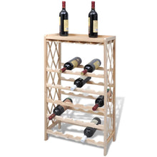 Load image into Gallery viewer, vidaXL Wine Rack for 25 Bottles Solid Fir Wood