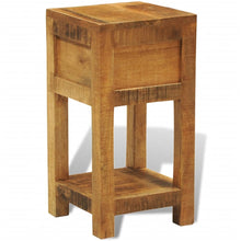 Load image into Gallery viewer, vidaXL Nightstand with 1 Drawer Solid Mango Wood