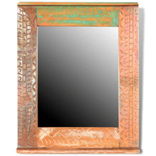 Load image into Gallery viewer, Reclaimed Solid Wood Bathroom Vanity Cabinet Set with Mirror