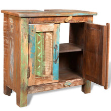 Load image into Gallery viewer, Reclaimed Solid Wood Bathroom Vanity Cabinet Set with Mirror