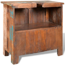 Load image into Gallery viewer, Reclaimed Solid Wood Bathroom Vanity Cabinet Set with Mirror
