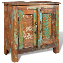 Load image into Gallery viewer, Reclaimed Solid Wood Bathroom Vanity Cabinet Set with Mirror