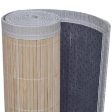 Load image into Gallery viewer, Rectangular Natural Bamboo Rug 31.5" x 78.7"