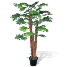 Load image into Gallery viewer, Artificial Fan Palm Tree with Pot 71"