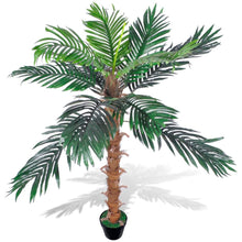 Load image into Gallery viewer, Artificial Plant Coconut Palm Tree with Pot 55"