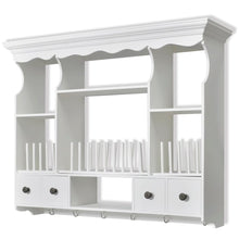 Load image into Gallery viewer, vidaXL Wooden Kitchen Wall Cabinet White