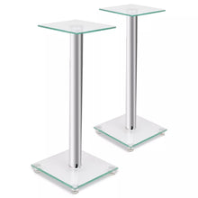 Load image into Gallery viewer, 2 pcs Glass Speaker Stand