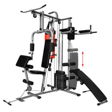 Load image into Gallery viewer, vidaXL Multi-functional Home Gym with 1 Boxing Bag 143.3 lb
