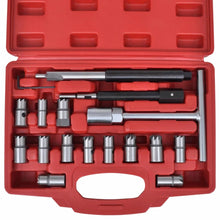 Load image into Gallery viewer, 17 pcs Diesel Injector Seat Cutter Set