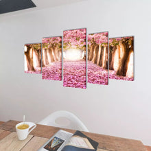 Load image into Gallery viewer, Canvas Wall Print Set Cherry Blossom 79" x 39"