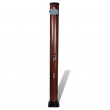 Load image into Gallery viewer, 7 ft Pool Solar Shower with Faux Wood Finish