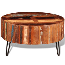 Load image into Gallery viewer, vidaXL Coffee Table Solid Reclaimed Wood Round