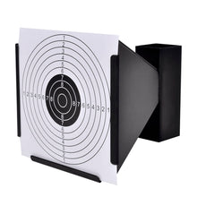 Load image into Gallery viewer, 5.5&quot; Funnel Target Holder Pellet Trap + 100 Paper Targets