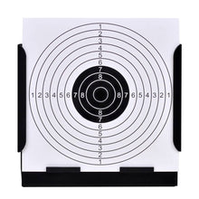 Load image into Gallery viewer, 5.5&quot; Square Target Holder Pellet Trap + 100 Paper Targets