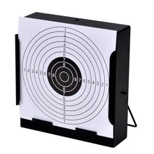 Load image into Gallery viewer, 5.5&quot; Square Target Holder Pellet Trap + 100 Paper Targets