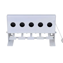 Load image into Gallery viewer, 5-hole Biathlon Knockdown Target with Reset Cord