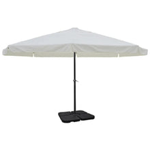 Load image into Gallery viewer, Aluminum Umbrella with Portable Base White