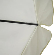 Load image into Gallery viewer, Aluminum Umbrella with Portable Base White