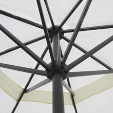 Load image into Gallery viewer, Aluminum Umbrella with Portable Base White