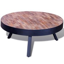 Load image into Gallery viewer, vidaXL Coffee Table Round Reclaimed Teak Wood