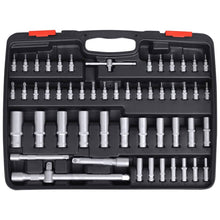 Load image into Gallery viewer, 193-osainen1/4&quot; &amp; 3/8&quot; &amp; 1/2&quot; Hylsysarja Pikairroitus Räikkäsarjalla