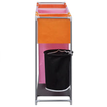 Load image into Gallery viewer, 3-Section Laundry Sorter Hamper with a Washing Bin