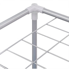 Load image into Gallery viewer, 2-Section Laundry Sorter Hamper with a Top Shelf for Drying