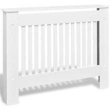 Load image into Gallery viewer, White MDF Radiator Cover Heating Cabinet 44"