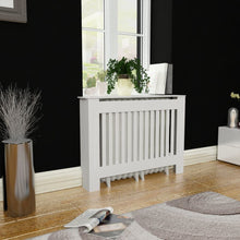 Load image into Gallery viewer, White MDF Radiator Cover Heating Cabinet 44"