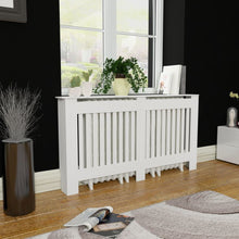 Load image into Gallery viewer, White MDF Radiator Cover Heating Cabinet 60"