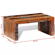 Load image into Gallery viewer, vidaXL Coffee Table Reclaimed Wood