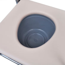 Load image into Gallery viewer, vidaXL Commode Tuoli Teräs Musta