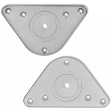 Load image into Gallery viewer, 4 korkeussäädettävää pöydänjalkaa Harjattu nikkeli 1100 mm