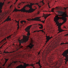 Load image into Gallery viewer, Miesten Paisley Hääliivisarja Koko 56 Viininpunainen