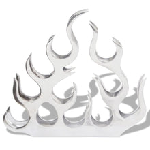 Load image into Gallery viewer, vidaXL Wine Stand for 11 Bottles Silver Aluminum