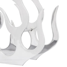 Load image into Gallery viewer, vidaXL Wine Stand for 11 Bottles Silver Aluminum