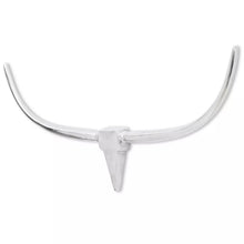 Load image into Gallery viewer, Wall Mounted Aluminum Bull's Head Decoration Silver 49.2"