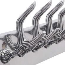 Load image into Gallery viewer, Aluminum Wardrobe Hook Coat Rack Hat/Tie Hanger Silver