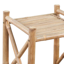 Load image into Gallery viewer, vidaXL 4-Tier Bamboo Shelf Square