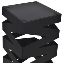 Load image into Gallery viewer, Musta Neliö Sateenvarjoteline Teräs 48,5 cm