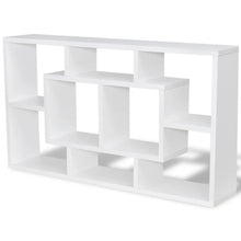 Load image into Gallery viewer, Floating Wall Display Shelf 8 Compartments White